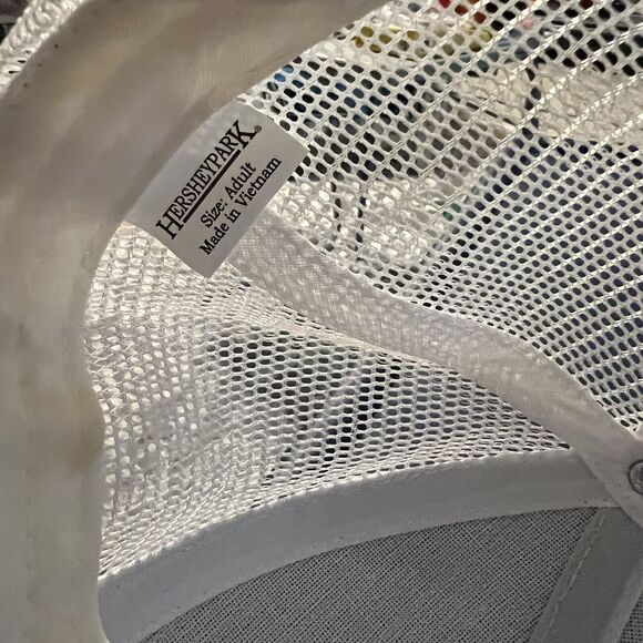 Hershey Park Pennsylvania EST 1907 Navy Blue W/White Mesh Back Embroidered - Picture 7 of 7